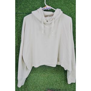 Happily Grey Cropped Hoodie - Women's Size XL